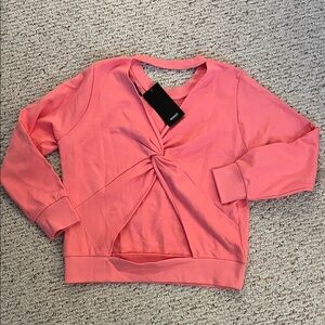 NWT! Hudson Jeans Flamingo Flume Top